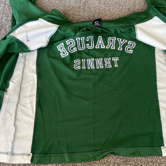 Vintage Nike Dri-Fit Team Sport Full Zip Jacket Size L (14-16) Red/Black Label - Picture 11 of 13